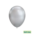 Palloncini Soft Line Cromati 12 pollici (30cm) Argento 117, 50pz.