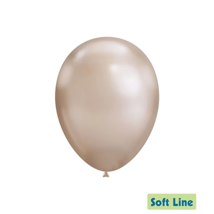 Palloncini Soft Line Cromati 12 pollici (30cm) Champagne 119, 50pz.