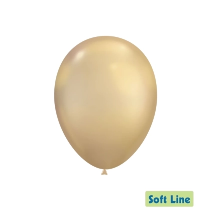 Palloncini Soft Line Cromati 12 pollici (30cm) Oro Chiaro 124, 50pz.