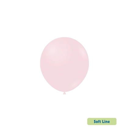Palloncini Soft Line Pastello 5 pollici (13cm) Rosa Baby 126, 100pz.