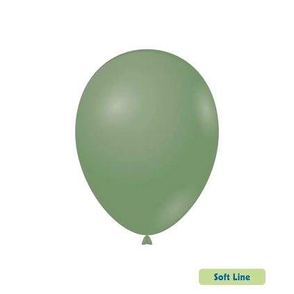 Palloncini Soft Line Pastello 12 pollici (30cm) Verde Eucalipto 142, 50pz.