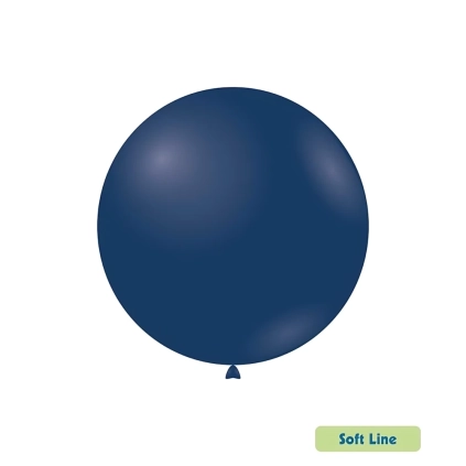 Palloncini Soft Line Pastello 18 pollici (46cm) Midnight Blu 137, 20pz.