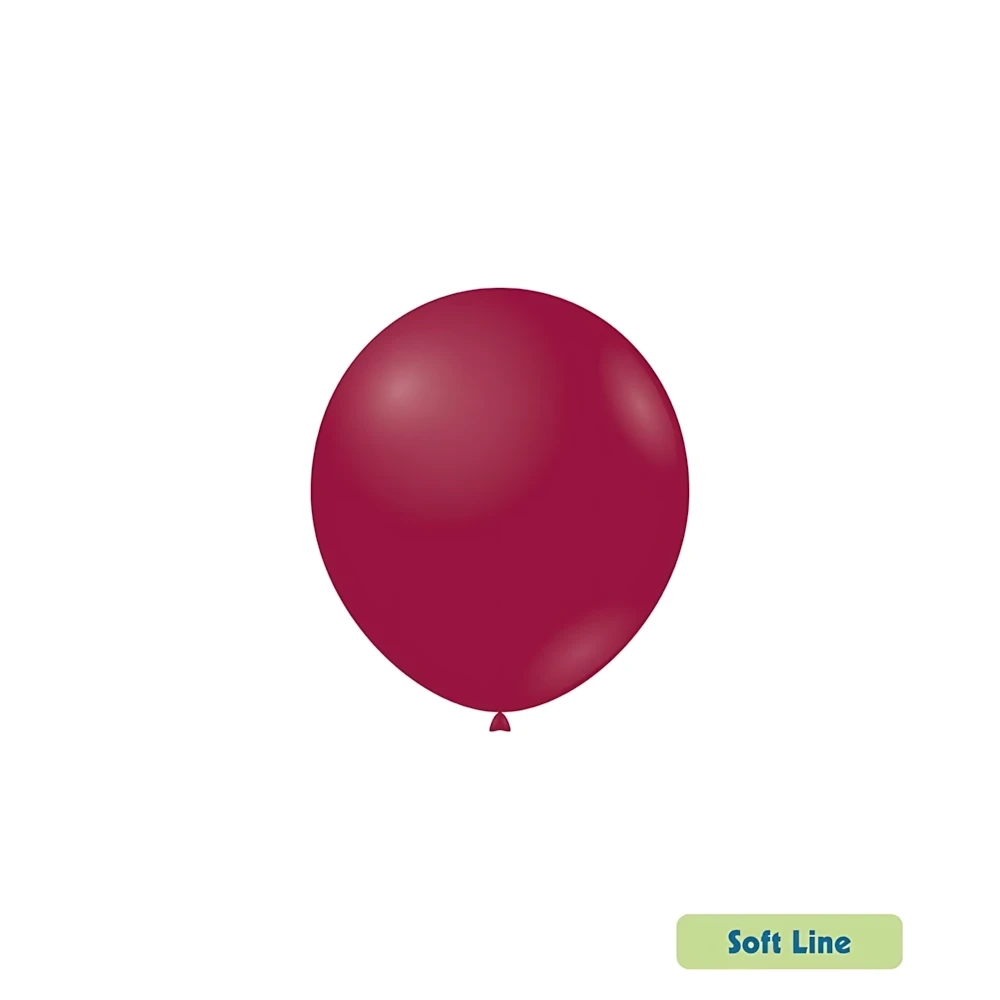 Palloncini Soft Line Pastello 5 pollici (13cm) Cranberry 138, 100pz.