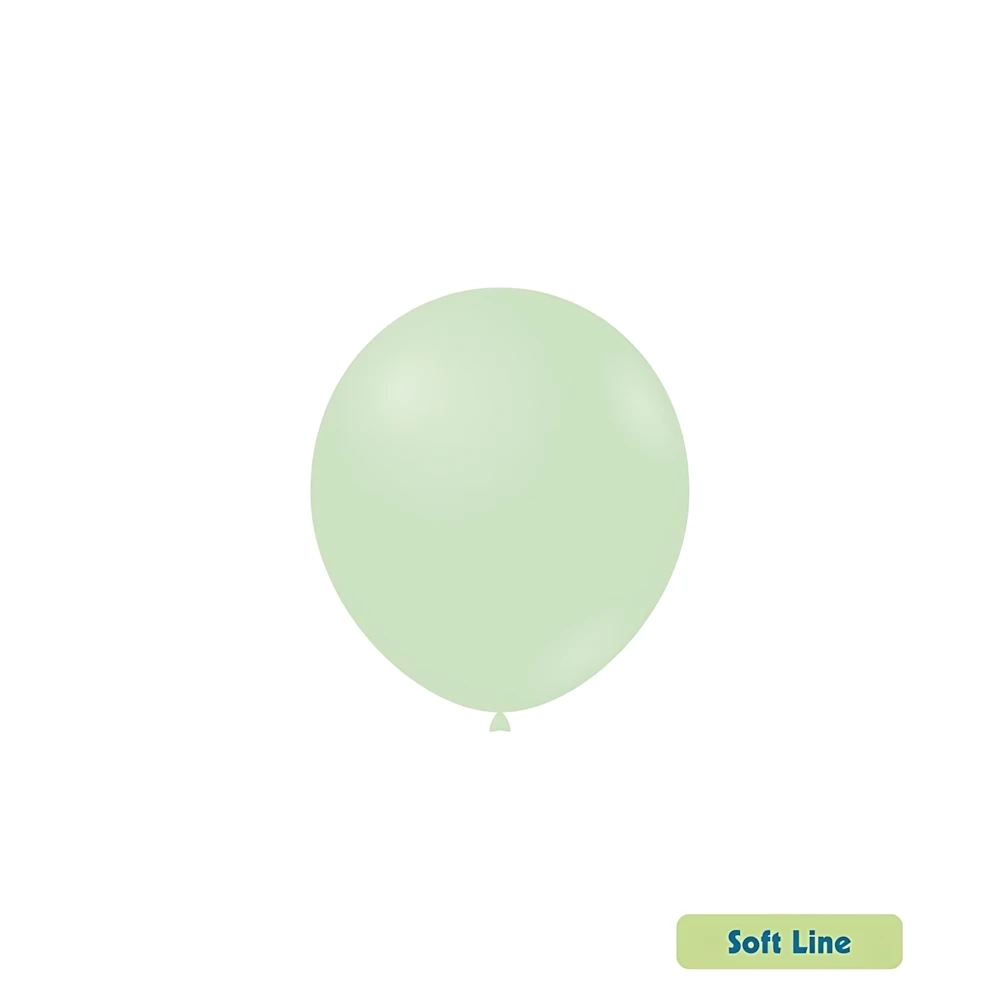 Palloncini Soft Line Pastello 5 pollici (13cm) Menta Vintage 152, 100pz.