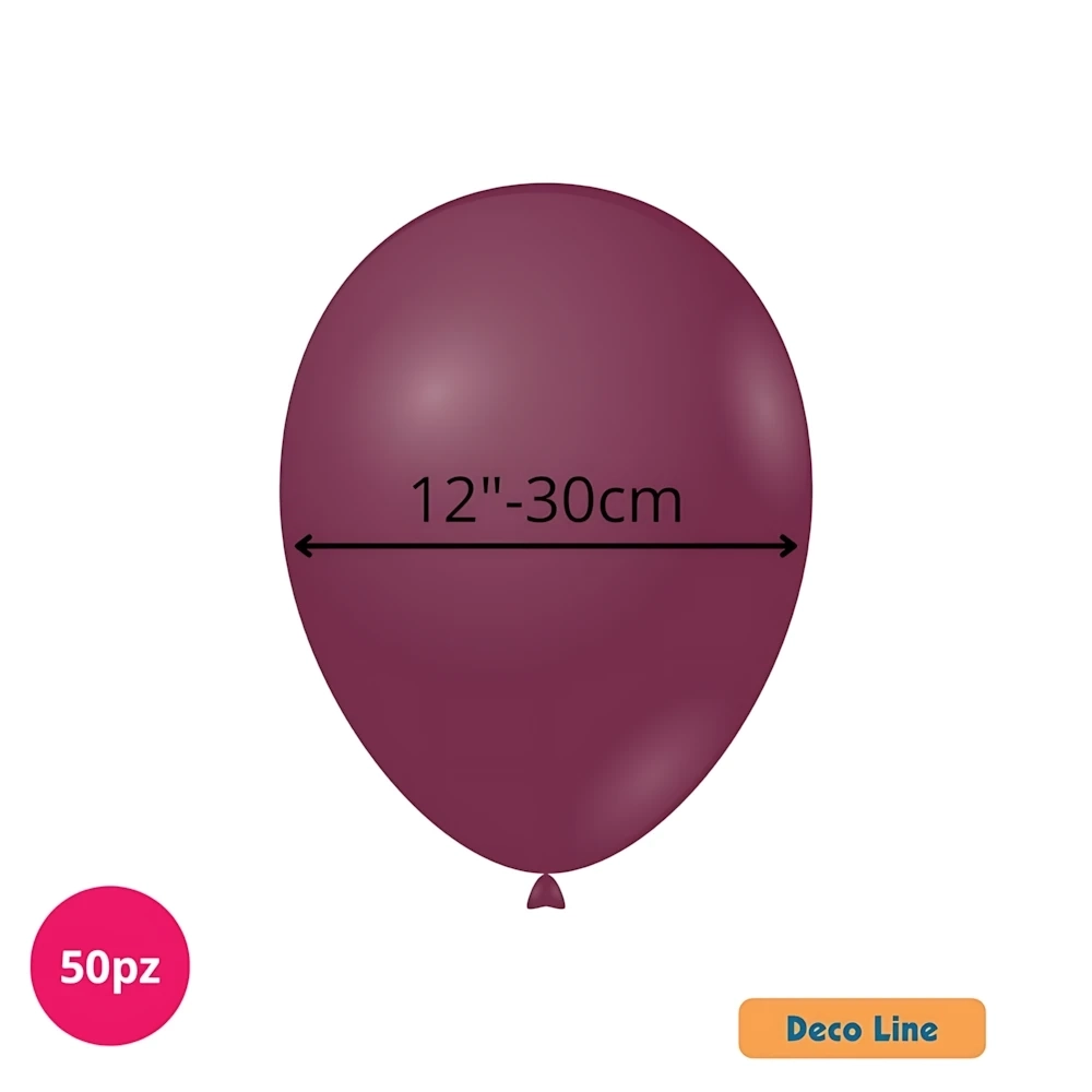 Palloncini Deco Line pastello 12" (30cm) Vinaccia 207, 50pz.