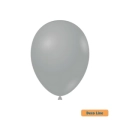 Palloncini Deco Line pastello 12" (30cm) Grigio Antracite 215, 50pz.