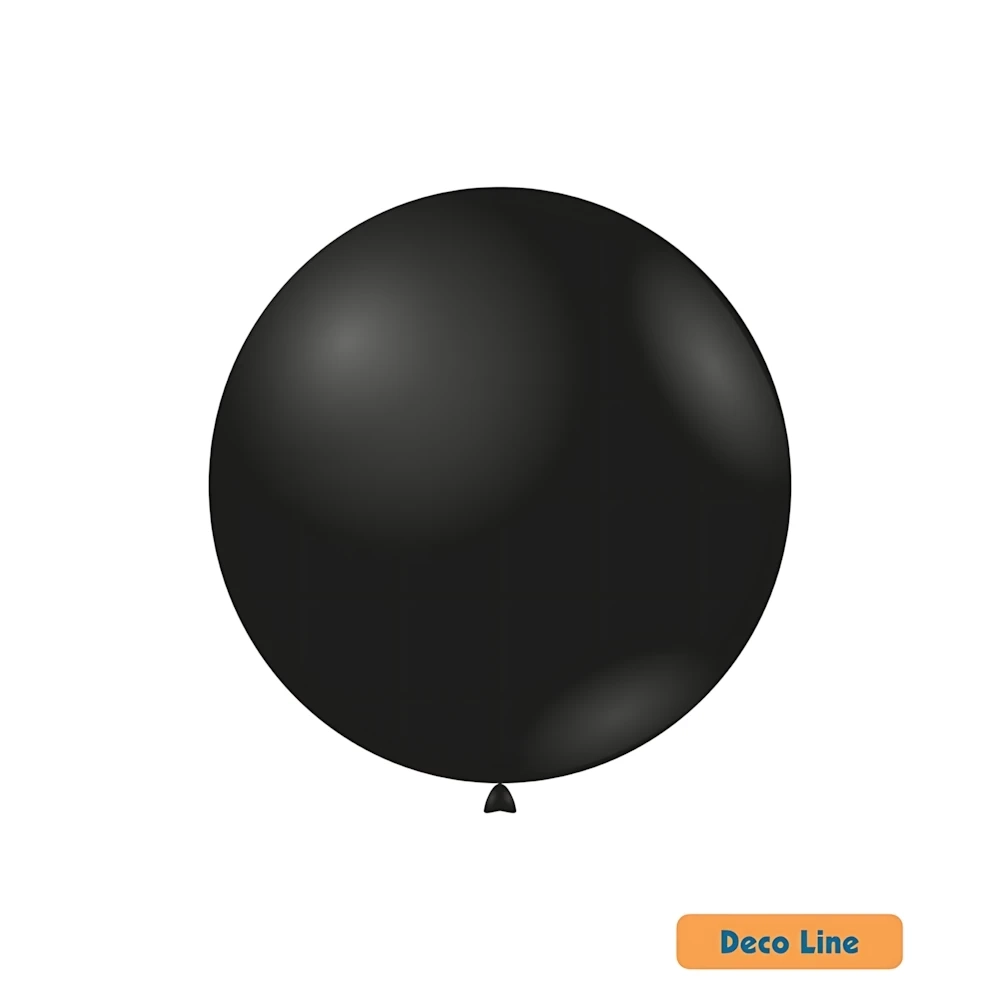 Palloncini Deco Line pastello 18" (46cm) Nero Onice 214, 20pz.