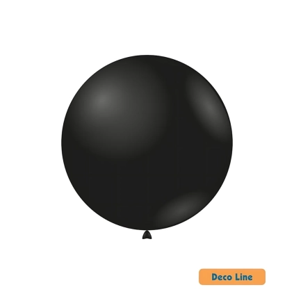 Palloncini Deco Line pastello 18" (46cm) Nero Onice 214, 20pz.