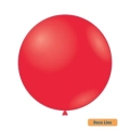 Palloncini Deco Line pastello 36" (91cm) Rosso Scarlatto 201, 2pz.