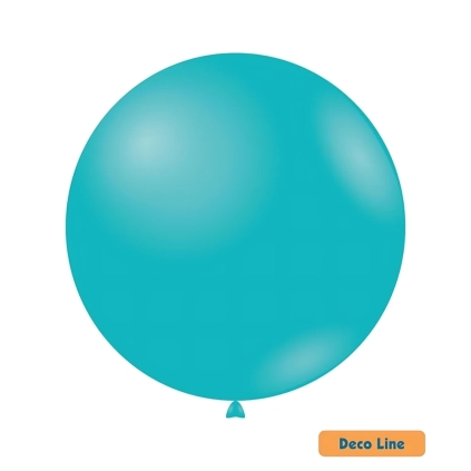Palloncini Deco Line pastello 36" (91cm) Blu Tiffany 224, 2pz.