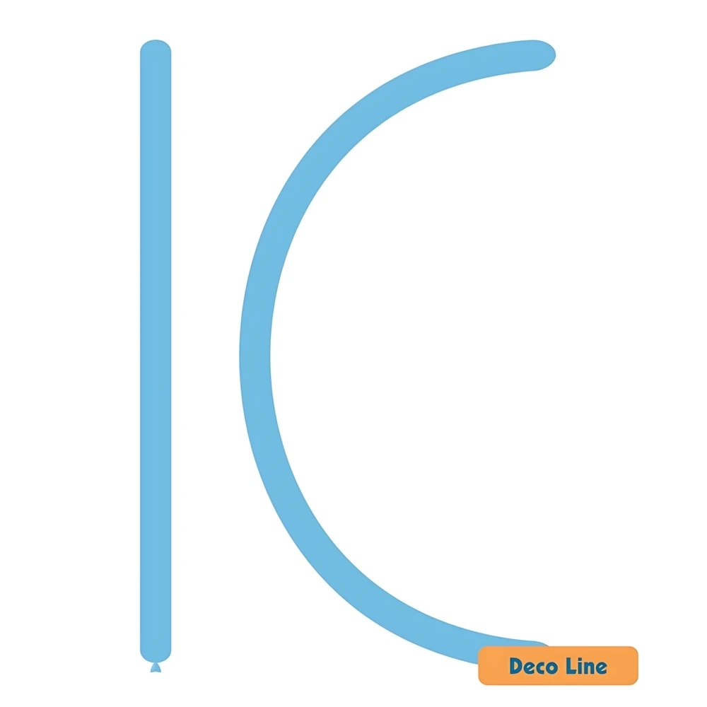 Palloncini modellabili 160 Deco Line pastello 160Azzurro Cielo 211, 100pz.