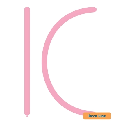 Palloncini modellabili 160 Deco Line pastello Rosa Flamingo 225, 100pz.