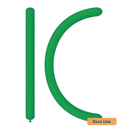 Palloncini modellabili 260 Deco Line pastello Verde Prato 204, 100pz.