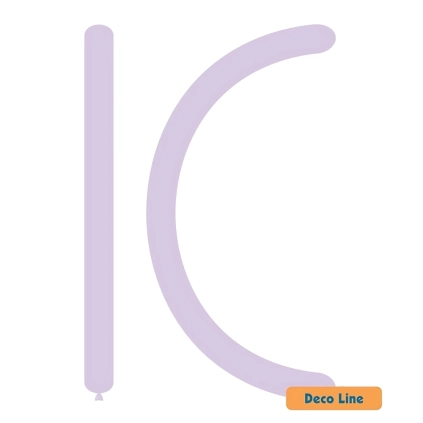 Palloncini modellabili 260 Deco Line pastello Glicine 205, 100pz.