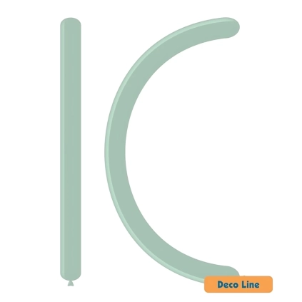 Palloncini modellabili 260 Deco Line pastello Verde Menta 210, 100pz.