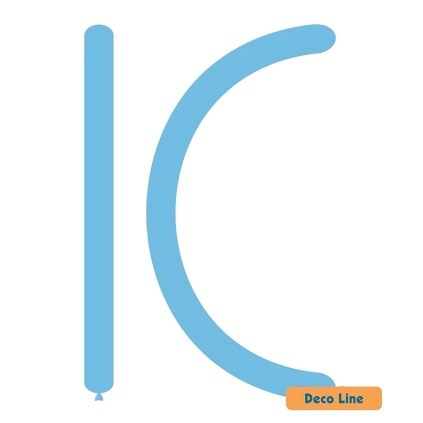 Palloncini modellabili 260 Deco Line pastello Azzurro Cielo 211, 100pz.