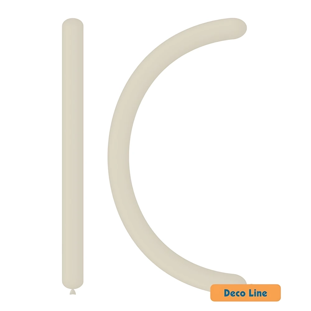 Palloncini modellabili 260 Deco Line pastello Sabbia 216, 100pz.