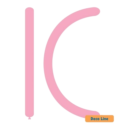 Palloncini modellabili 260Deco Line pastello Rosa Flamingo 225, 100pz.