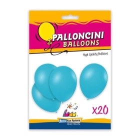 Palloncini classic line pastello 10" (26cm) celeste 46, 20pz.
