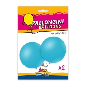 Palloncini classic line pastello 33" (86cm) celeste 46, 2pz.