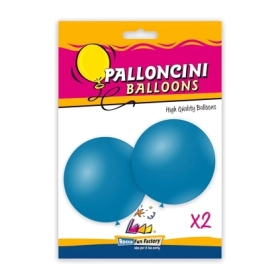 Palloncini classic line pastello 33" (86cm) blu 52, 2pz.