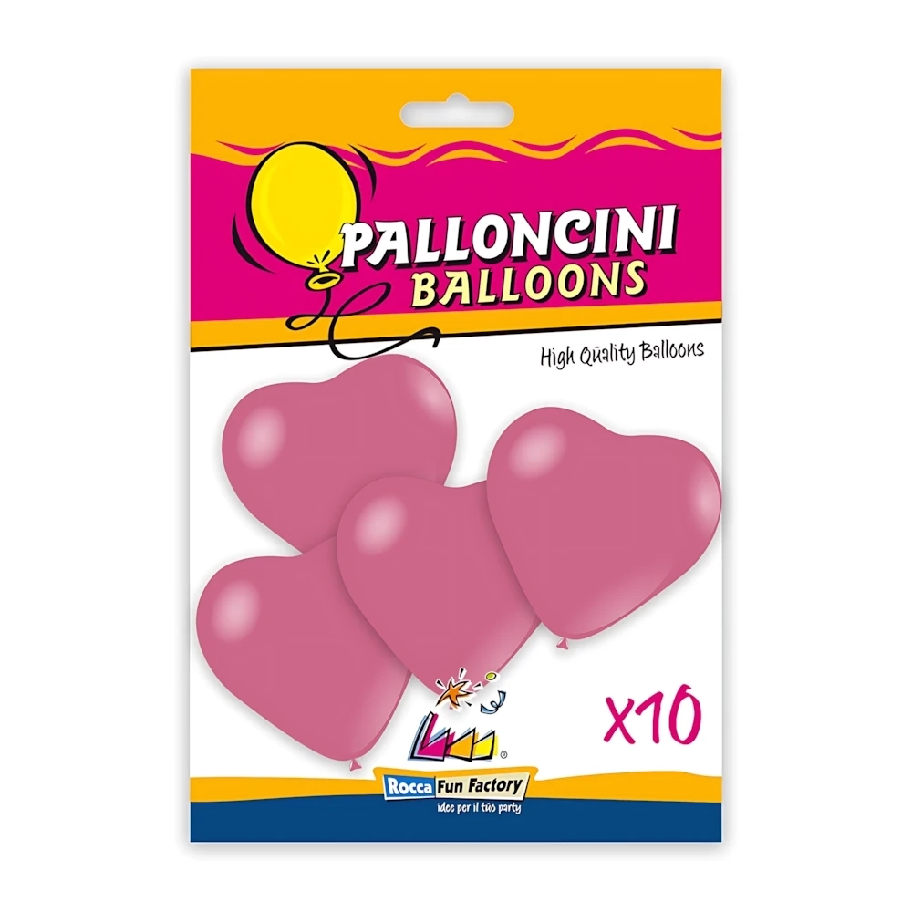 Palloncini cuori classic line pastello 18" (46cm) rosa 26, 10pz.