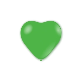 Palloncini cuore classic line pastello 11" (25cm) verde 22, 100pz.