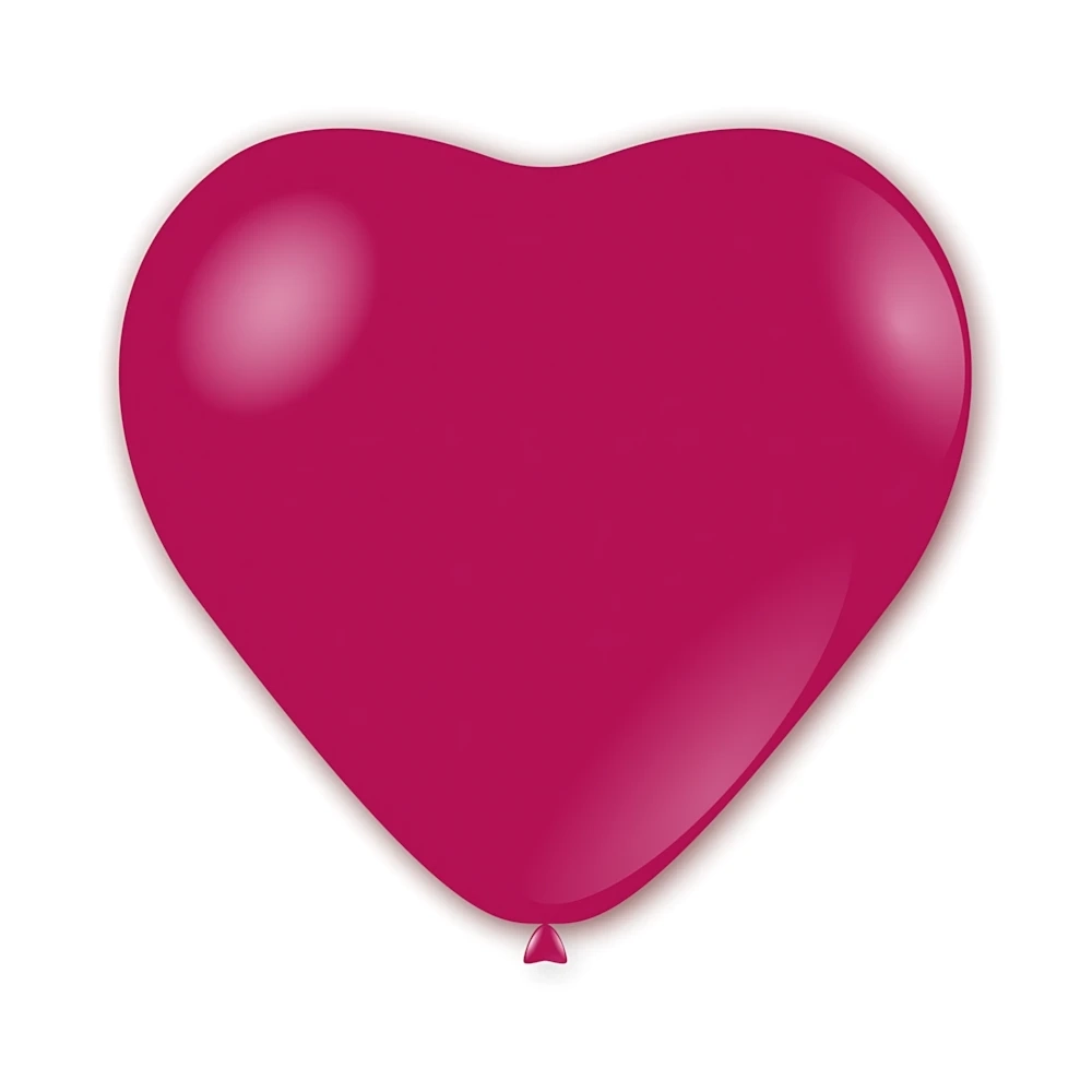 Palloncini cuore classic line pastello 36" (91cm) fucsia 07, 1pz.