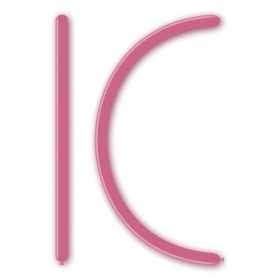 Palloncini modellabili D2 160 classic line pastello rosa 26, 100pz.