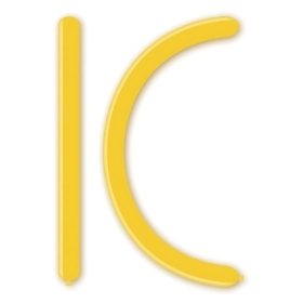 Palloncini modellabili D4 260 classic line pastello giallo 11, 100pz.