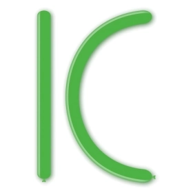 Palloncini modellabili D4 260 classic line pastello verde 22, 100pz.