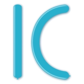 Palloncini modellabili D6 360 classic line pastello celeste 46, 100pz.