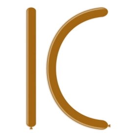 Palloncini modellabili D4 260 classic line metallizzati oro 66, 100pz.