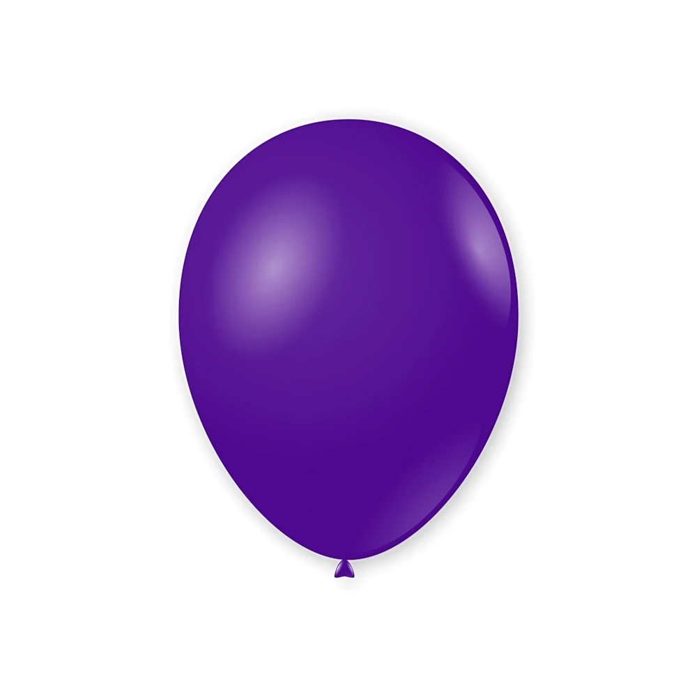 Palloncini classic line cristallo 12" (30cm) viola 61, 100pz.