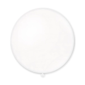 Palloncini classic line pastello 42" (111cm) bianco 10, 1pz.