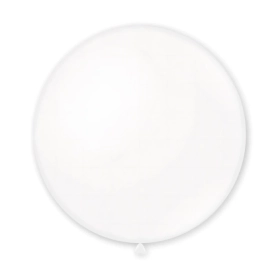 Palloncini classic line pastello 48" (121cm) bianco 10, 1pz.