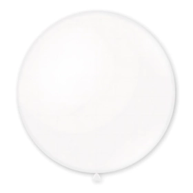 Palloncini classic line pastello 60" (159cm) bianco 10, 1pz.