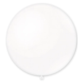 Palloncini classic line pastello 72" (180cm) bianco 10, 1pz.
