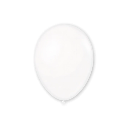 Palloncini classic line pastello 10" (26cm) bianco 10, 100pz.