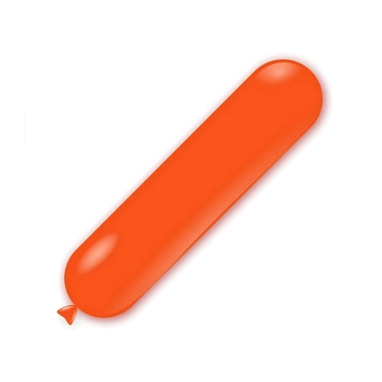 Palloncini zeppelin classic line pastello 42x170x130cm arancio 14, 1pz.