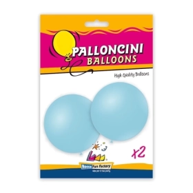 Palloncini classic line pastello 33" (86cm) celeste baby 39, 2pz.