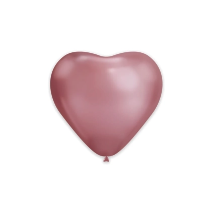 Palloncini cuore classic line Cromati 12" (30cm) rosa 91, 25pz.
