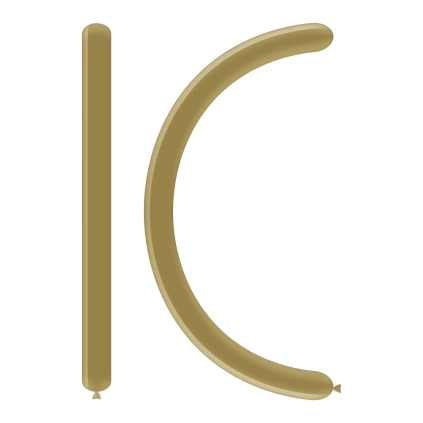 Palloncini modellabili classic line Cromati D4 260 oro 88, 100pz.