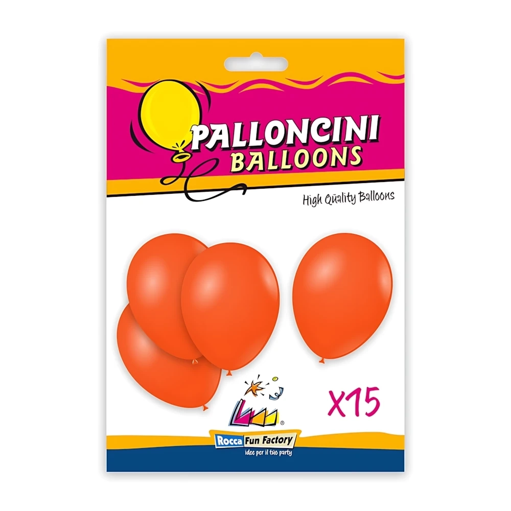 Palloncini classic line pastello 12" (30cm) arancio 14, 15pz.