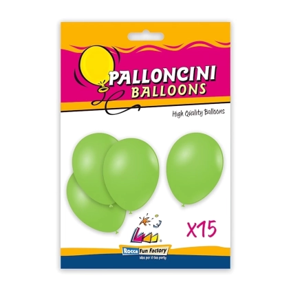 Palloncini classic line pastello 12" (30cm) verde 18, 15pz.