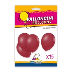 Palloncini classic line pastello 12" (30cm) bordò 71, 15pz.