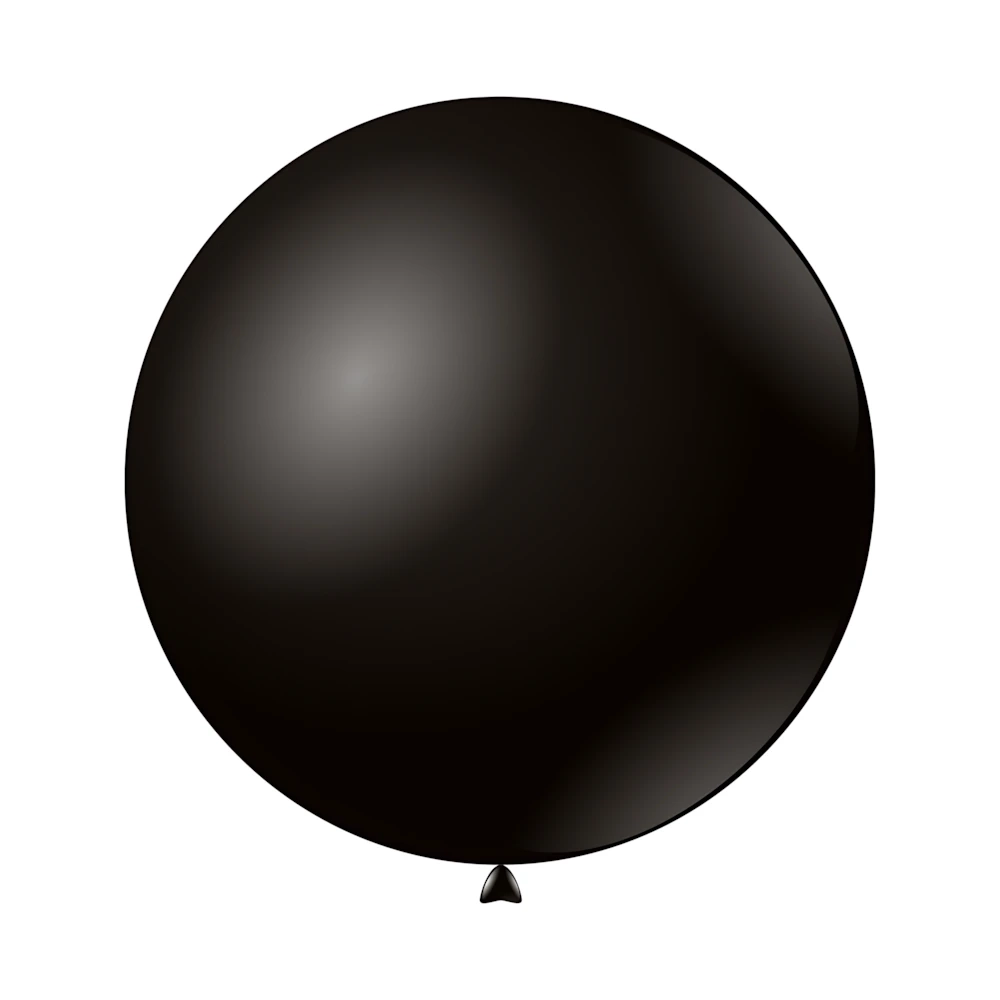 Palloncini classic line pastello 40" (100cm) nero 15, 1pz.
