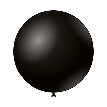 Palloncini classic line pastello 40" (100cm) nero 15, 1pz.