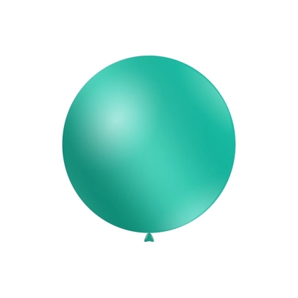 Palloncini classic line metallizzati 15" (38cm) acquamarina 75, 50pz.