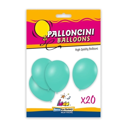 Palloncini classic line pastello 10" (26cm) acquamarina 51, 20pz.